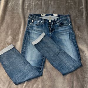 VGUC AG Jeans. Cigarette Stilt roll-up. Size 2/26